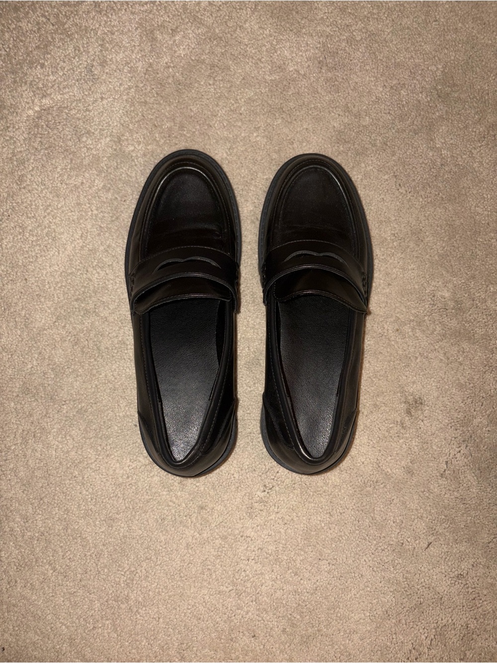 Black Penny Loafers